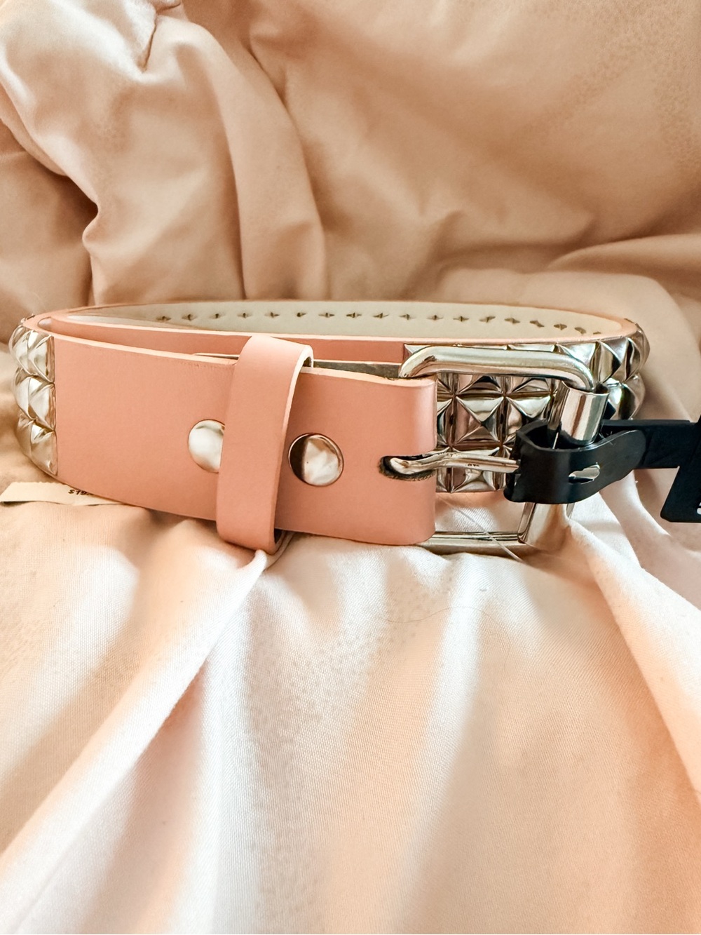 Hot Topic Studded Pink Belt